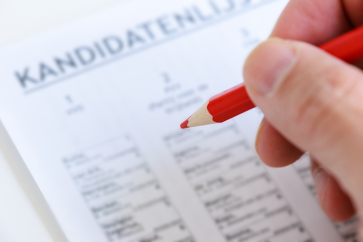 roodpotlood stemformulier-Tweede Kamerverkiezingen 2023