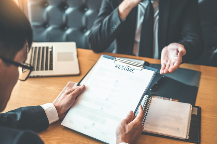 nieuwe werknemer, sollicitatie, cv