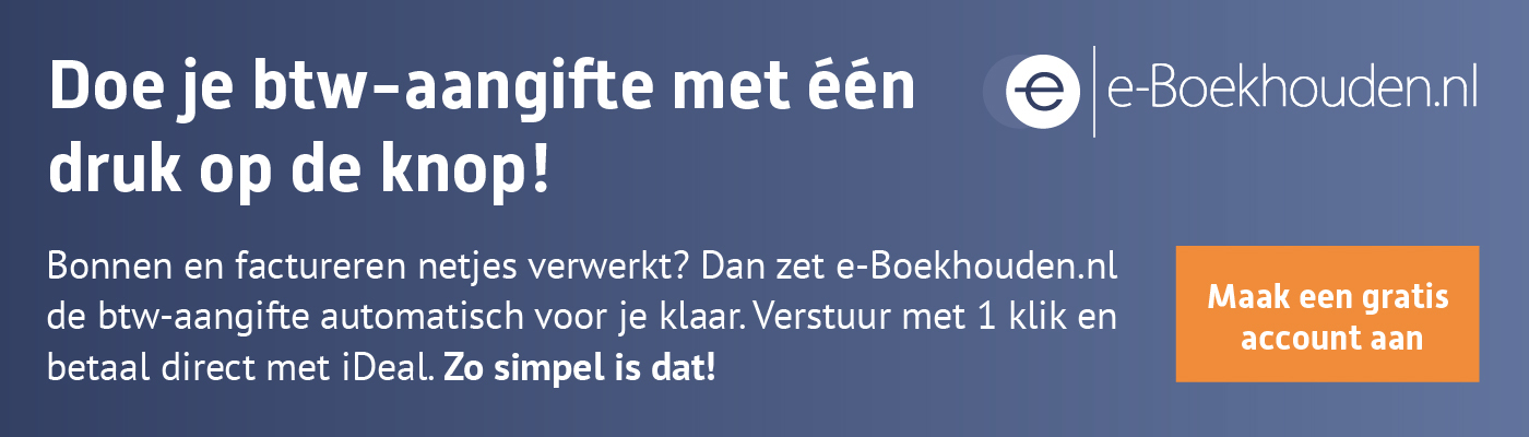 Doe je btw-aangifte met één druk op de knop! - btw tarieven