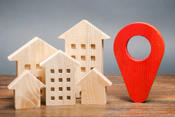 Locatie huizen