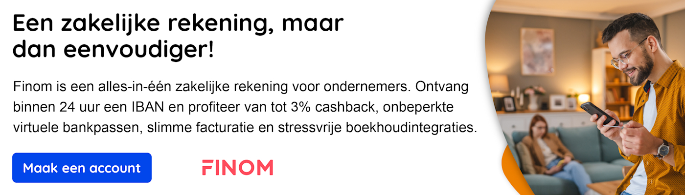 Finom - Een zakelijke rekening, maar dan eenvoudig