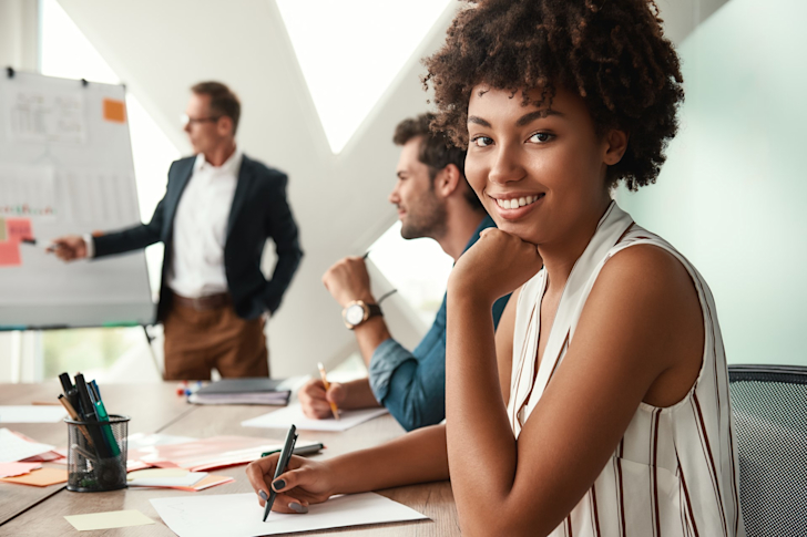 Een tevreden werknemer in beeld, 92- is tevreden over werkgever