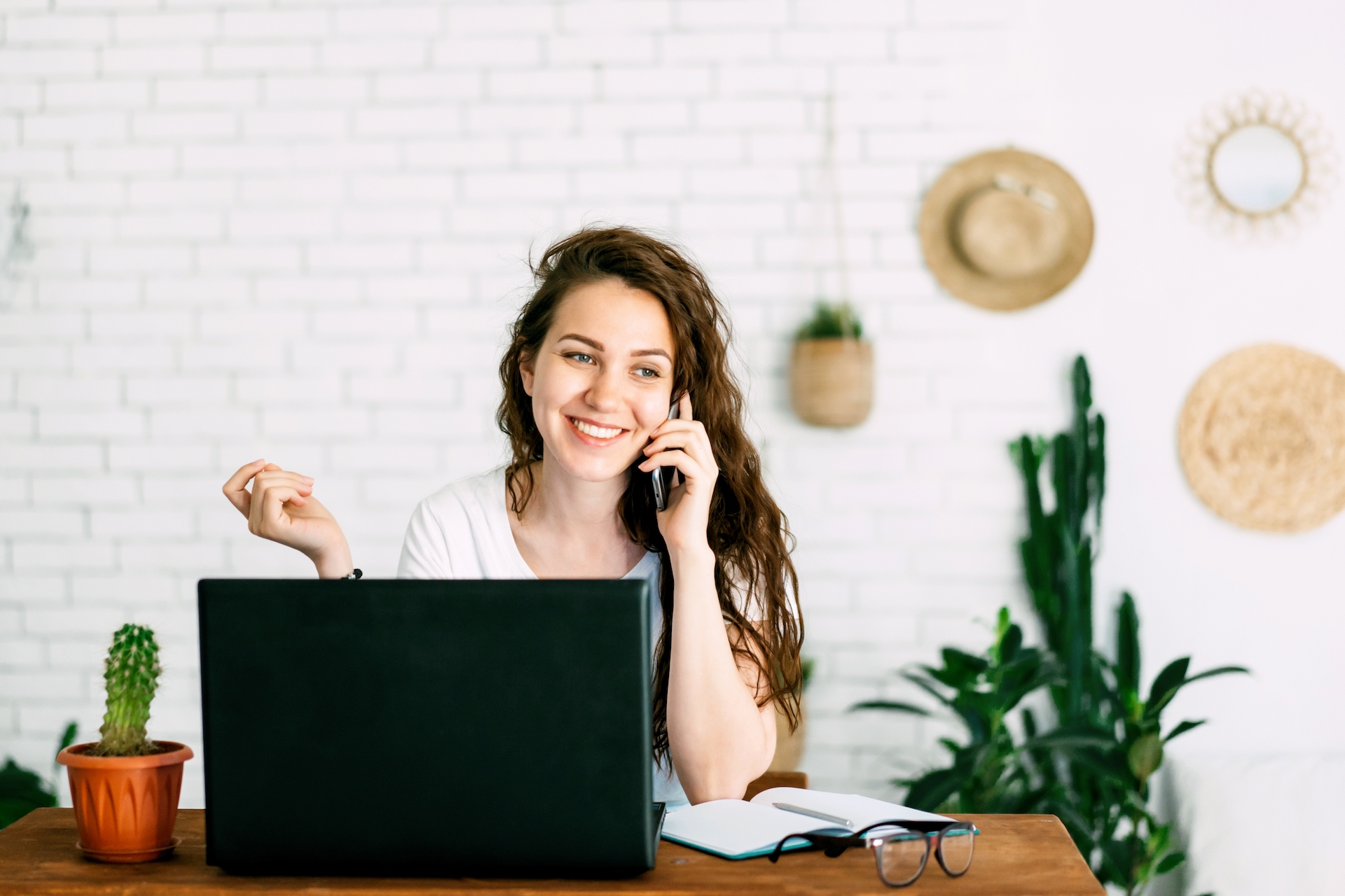female happy employee
