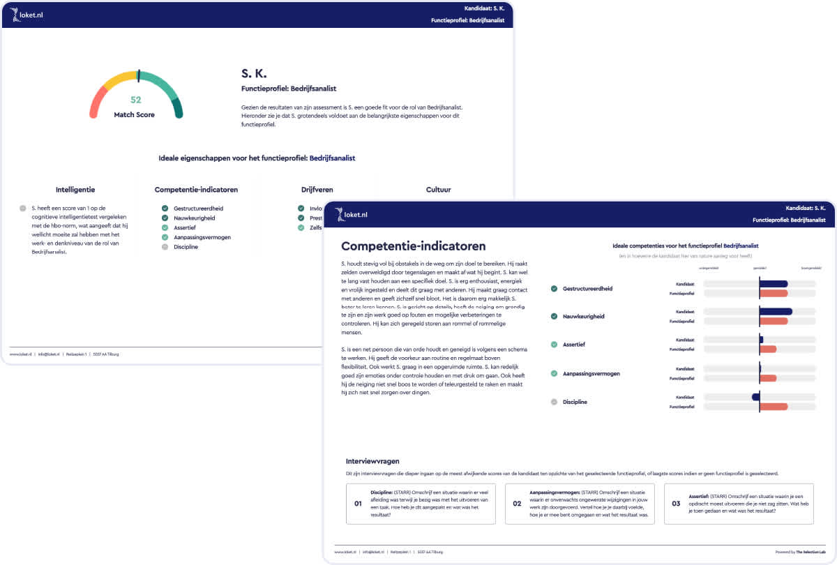 voorbeeld rapport eassessment